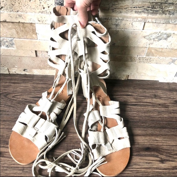 Free People Bone Mesa Verde Tall Gladiator Sandal - Picture 5 of 7
